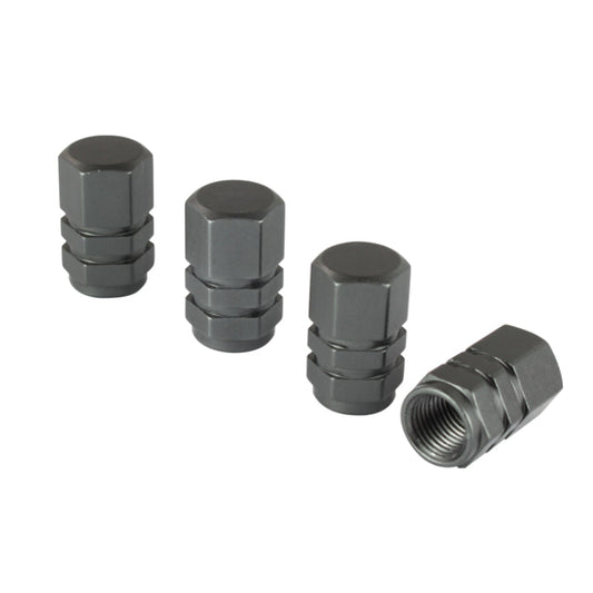 SPYDER Xtune Tires Valve Stem Cap 4pcs Gun Metal ACC-VC01-GM 9933400