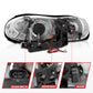 Anzo 1998-2002 Chevrolet Camaro Projector Headlights w/ Halo Black