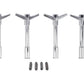 Ford Valve Cove Bolt Kit 4pk Chrome w/Ford Logo FRD302-325