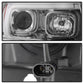Spyder 99-04 Jeep Grand Cherokee Projector Headlights - Light Bar DRL LED - Chrome 5085214