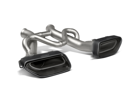 Akrapovic 14-17 McLaren 650S/650S Spyder Slip-On Line (Titanium) w/ Carbon Tips S-MC/TI/2