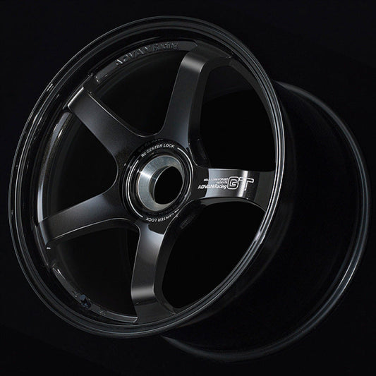 Advan GT 19x9 +46 5-130 Racing Titanium Black Wheel YAQ9I46PTBP