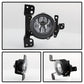 Spyder Mitsubishi Mirage 2014+ OEM Fog Lights w/Switch Clear FL-MM2014-C 5077769