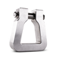 Body Armor 4x4 Mega D-Ring Machined Silver Single 5141-M