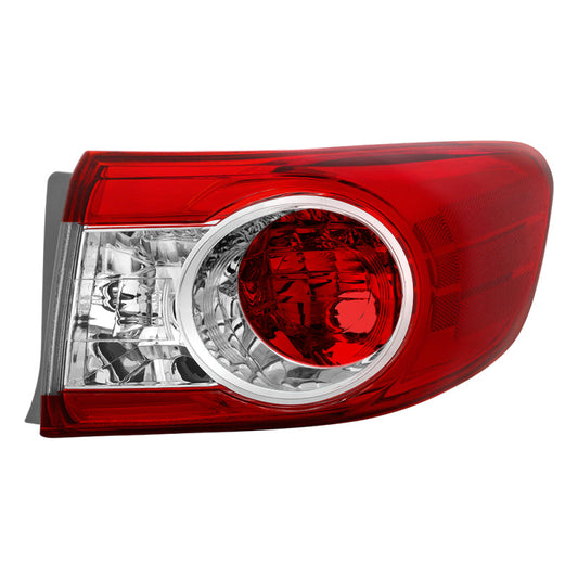 SPYDER xTune 11-13 Toyota Corolla Passenger Side Tail Light Outer - OEM Right 9938832
