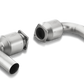 Akrapovic 10-13 Porsche 911 Turbo/Turbo S (997) Link Pipe Set w/ Cat (Titanium) L-PO997TFLS-100
