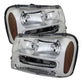 SPYDER Xtune Chevy Trailblazer 02-09 Crystal Headlights Chrome HD-JH-CTB02-AM-C 9023545