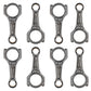 BoostLine 01-10 (11-12 LML) GM Duramax 6.6L Diesel 6.418in Connecting Rod Kit Tapered Pin End GM6418-358