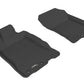 3D MAXpider 2010-2014 Honda Insight Kagu 1st Row Floormat - Black L1HD02311509