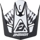 Answer AR1 Sweep Visor Black/White 442920