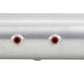 AIRLIFT 5 Gal Alum Air Tank - (4) 3/8" face ports, & 1/4" drain port - 36" LX