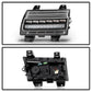 Spyder Jeep Wrangler 2018-2019 ( LED Model Only) LED Front Bumper Lights - Sequential Signal - Black 5086808