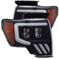 AlphaRex 09-14 Ford F-150 NOVA LED Proj Headlights Plank Style Matte Black w/Activ Light/Seq Signal 880192 *Discontinued