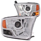 Anzo 2009-2016 Dodge Ram 1500 Projector Headlights w/ U-Bar Chrome