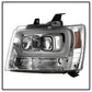 Spyder 07-14 Chevy Suburban/1500/2500/Tahoe V2 Projector Headlights Chrome PRO-YD-CSUB07V2-DRL-C 5082572