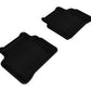 3D MAXpider 2007-2012 Nissan Altima Sedan Kagu 2nd Row Floormats - Black L1NS06221509