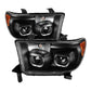 SPYDER Xtune Toyota Tundra 07-13 Projector Headlights Eliminates AFS LED Halo Black PRO-JH-TTUN07-CFB-BK 9032301