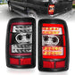ANZO 2000-2006 Chevrolet Tahoe LED Tail Lights w/ Clear Lens Black Housing 311362