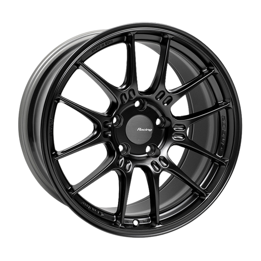 Enkei GTC02 18x8 5x114.3 45mm Offset 75mm Bore Matte Black Wheel
