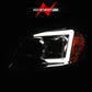 ANZO 05-10 Chevrolet Cobalt / 07-10 Pontiac G5 LED Projector Headlights Black Housing 121576