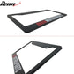 2PC License Plate Frame Cover Tag Holder Bracket  & Screw Cap