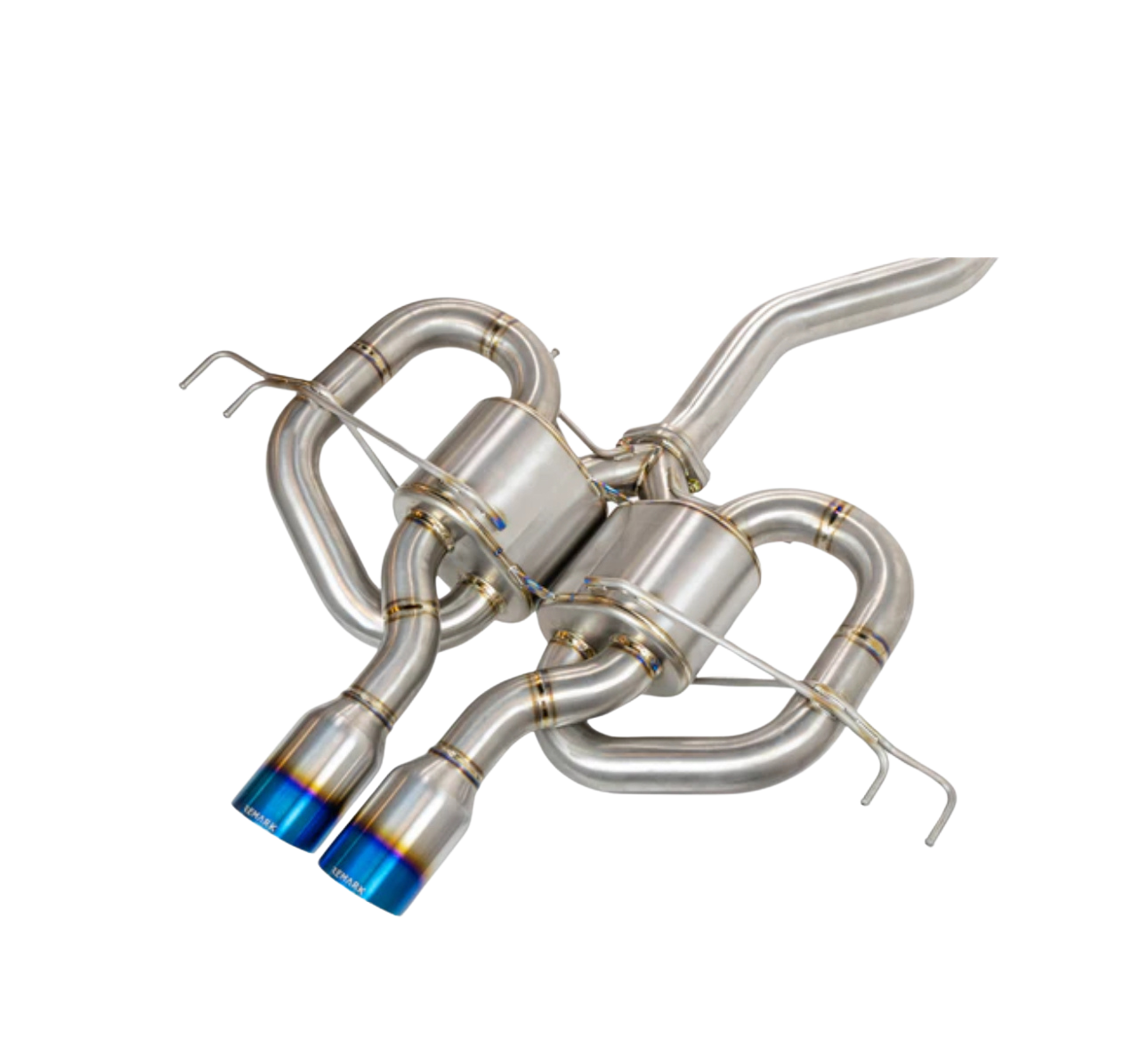Remark 17-21 Honda Civic Type-R (FK8) Sports Touring Titanium Catback Exhaust w/ Front Pipe