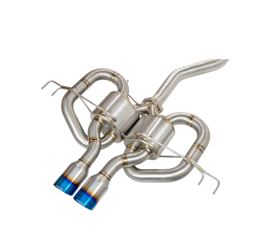 Remark 17-21 Honda Civic Type-R (FK8) Sports Touring Titanium Catback Exhaust w/ Front Pipe