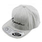 Apexi Cursive Hat - Grey (Snapback) *Discontinued