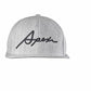 Apexi Cursive Hat - Grey (Snapback) *Discontinued