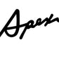 APEXi A'PEXi - A'PEXi Cursive Logo Decal Sticker