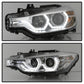 Spyder Signature BMW F30 3 Series 12-14 4DR Projector Headlights - Chrome (PRO-YD-BMWF3012-AFSHID-C) 5086822