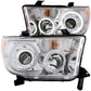 Anzo 2007-2013 Toyota Tundra Projector Headlights w/ Halo Chrome (CCFL)