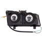 Anzo 2003-2006 Chevrolet Silverado 1500 Projector Headlights w/ U-Bar Chrom