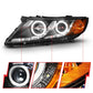 Anzo 2011-2013 Kia Optima Projector Headlights w/ Halo Black (CCFL)