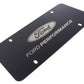 Ford Racing Black Stainless Steel Marque Plate M-1828-LB