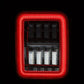 AlphaRex 19-24 Jeep Gladiator JT Nova-Series Prismatic LED Tail Lights - Chrome 602060 *Discontinued