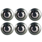 BLOX Racing New Fender Washers Kit M6 12pt - 6pc Large Diameter Gun Metal BXAC-00311-GM