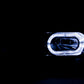 Anzo Chrome Led Halo Crystal Headlights 1992-1999 Chevy Suburban