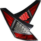 Anzo 2003-2005 Nissan 350Z LED Tail lights Black
