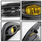 Spyder Honda Civic 2013-2014 4dr OEM Fog Light W/Switch Yellow FL-HC2013-4D-Y 5077752
