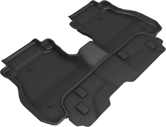 3D MAXpider 2020 Jeep Gladiator Jt Kagu 2nd Row Floormats - Black L1JP02221509