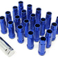 Godspeed New Type-X 60mm Open End Aluminum Lug Nuts 20 pcs. Set M12 X 1.25