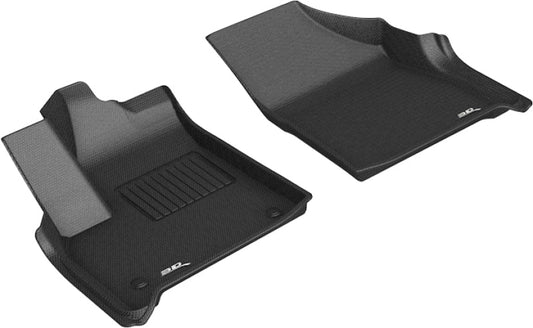 3D MAXpider 2018-2020 Buick Enclave Kagu 1st Row Floormat - Black L1BC04011509