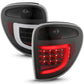ANZO 2004-2007 Dodge  Grand Caravan LED Tail Lights w/ Light Bar Black Housing Clear Lens 311365