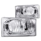 Anzo 2000-2004 Ford Excursion Crystal Headlights Chrome 2pc