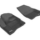 3D MAXpider 2010-2019 Ford Taurus Kagu 1st Row Floormat - Black L1FR01811509