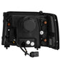 AlphaRex 92-96 Ford F-Series/Bronco PRO-Series Proj Headlight Blk w/Seq. Sig & DRL 880266 *Discontinued