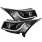 Spyder Chevy Cruze 11-14 Projector Headlights Light Tube DRL Blk PRO-YD-CCRZ11-LTDRL-BK 5074164