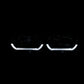 Anzo 1988-1998 Chevrolet C1500 Crystal Headlights Chrome w/ Low - Brow