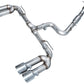 AWE Tuning AWE 22-24 Audi 8Y S3 Track Edition Exhaust  - Chrome Silver Tips 3020-42897